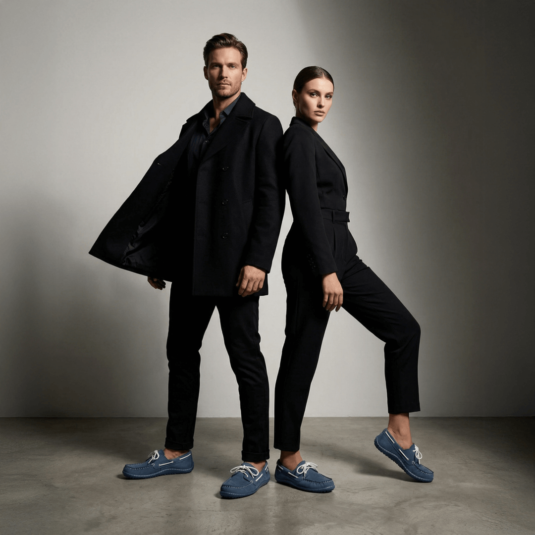 Leguano Moreccasin Blau - Náuticos Barefoot Unisex Azules