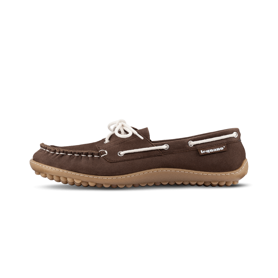 Leguano Moreccasin Mocha - Naúticos Barefoot Unisex Marrones