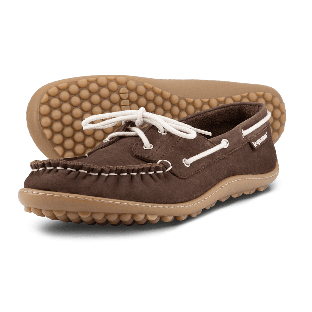 Leguano Moreccasin Mocha - Naúticos Barefoot Unisex Marrones