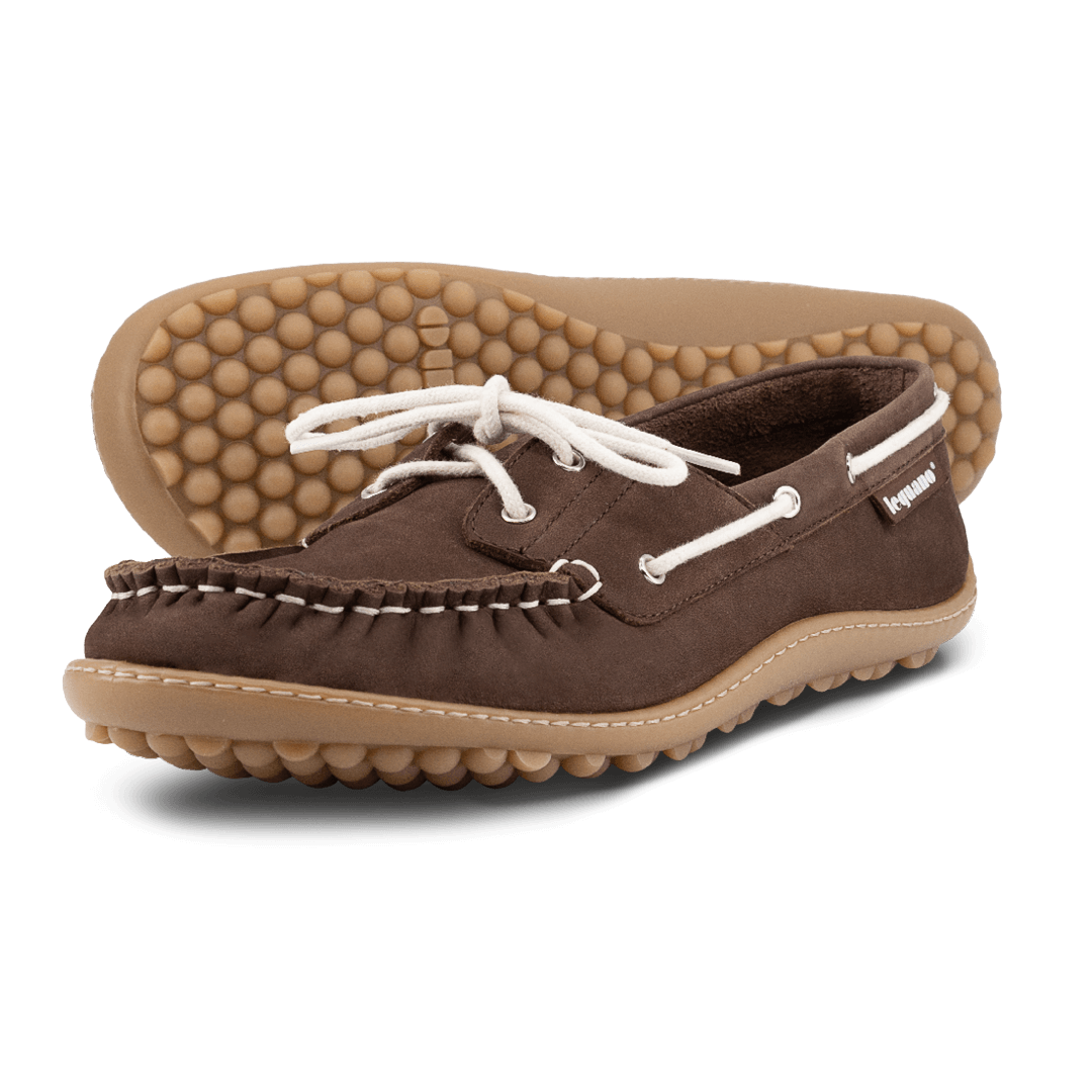 Leguano Moreccasin Mocha - Naúticos Barefoot Unisex Marrones