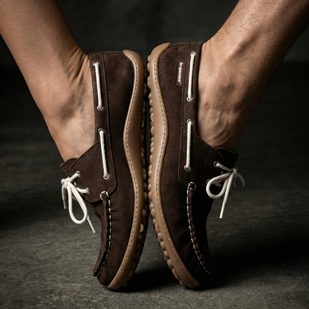 Leguano Moreccasin Mocha - Naúticos Barefoot Unisex Marrones