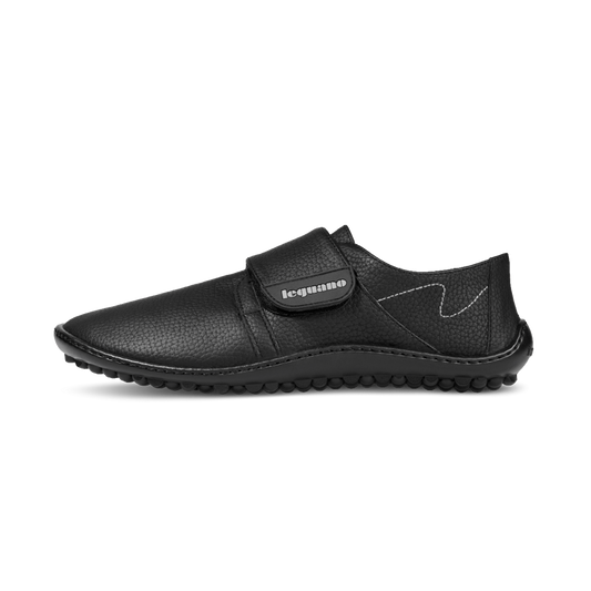 Leguano - Neron - Zapatos Barefoot Velcro-Leguano-Cacles Barefoot-Tienda de calzado barefoot respetuoso minimalista