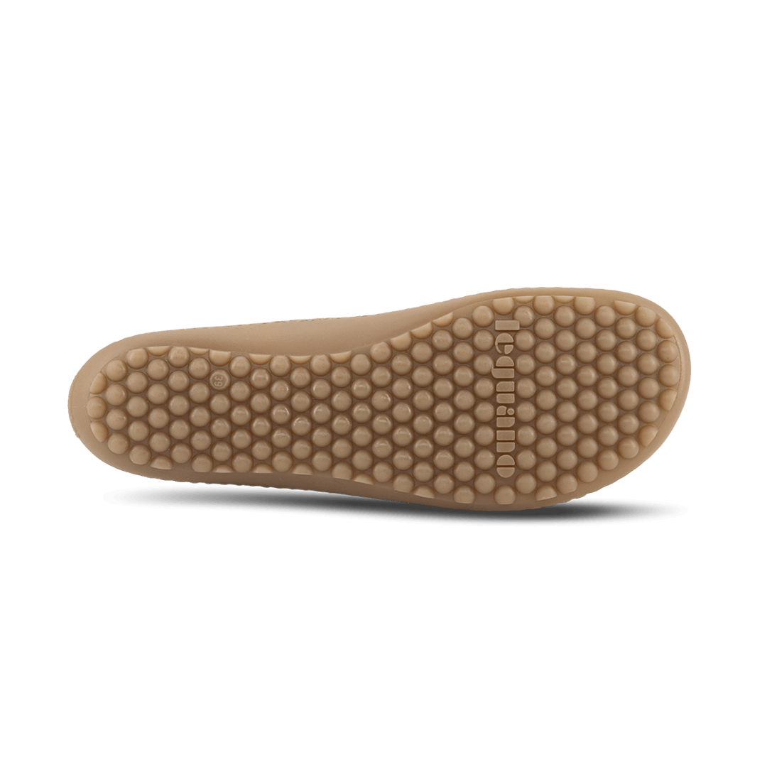 Leguano Nightstep Cosy Cream - Zapatillas Barefoot Casual Everyday para Mujer Blanco Beige