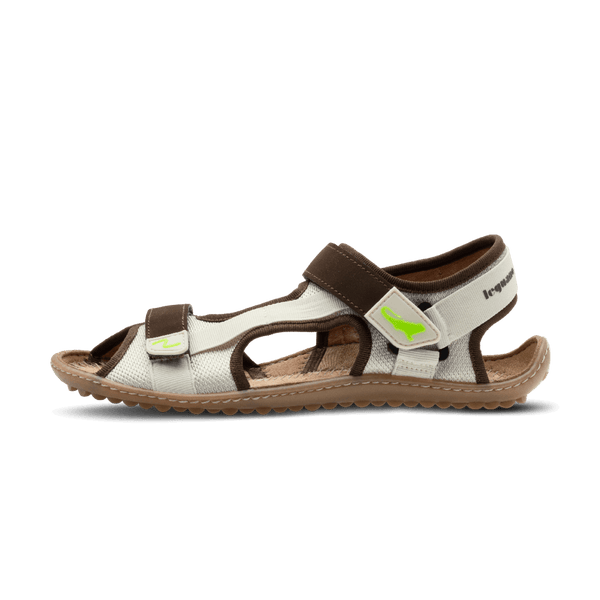 Leguano Attrekktive Nature - Sandalias barefoot deportivas para senderismo y outdoor blanco natural