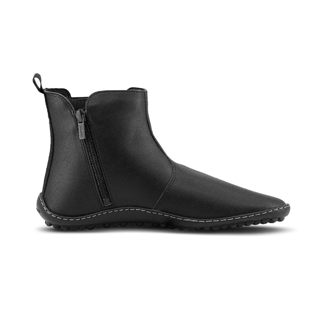 Leguano Bareboot - Botines Chelsea Barefoot Unisex Negros
