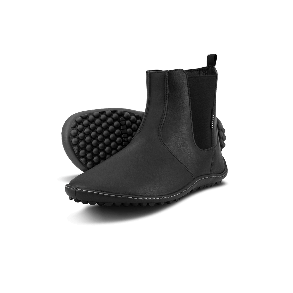 Leguano Bareboot - Botines Chelsea Barefoot Unisex Negros