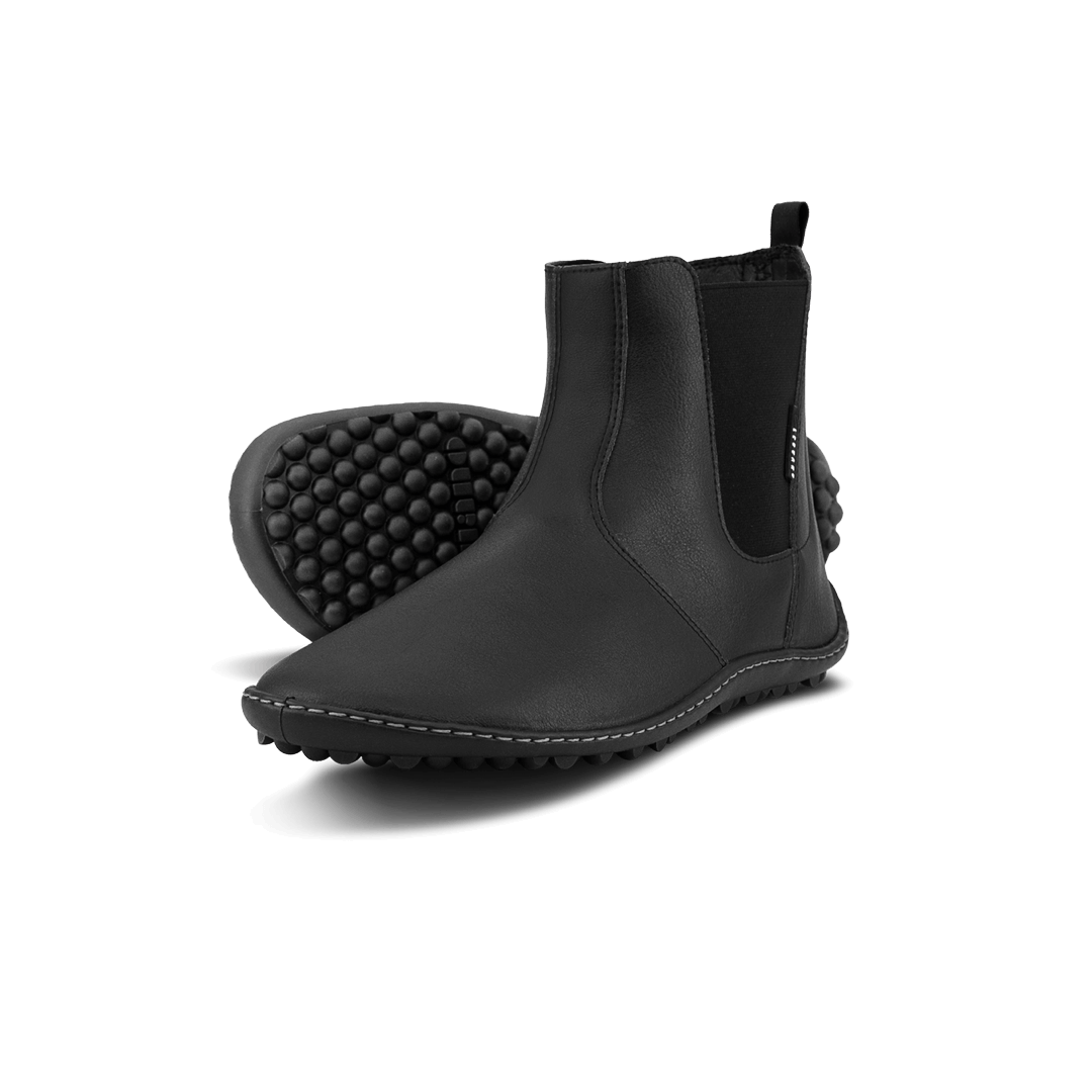 Leguano Bareboot - Botines Chelsea Barefoot Unisex Negros