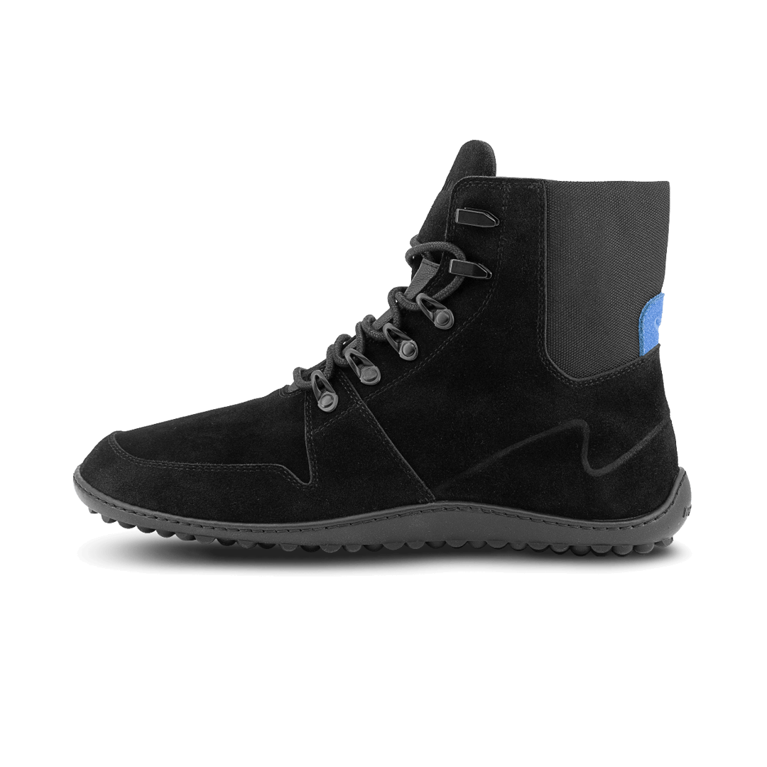 Leguano Velord - Botines barefoot otoñales elegantes unisex negros