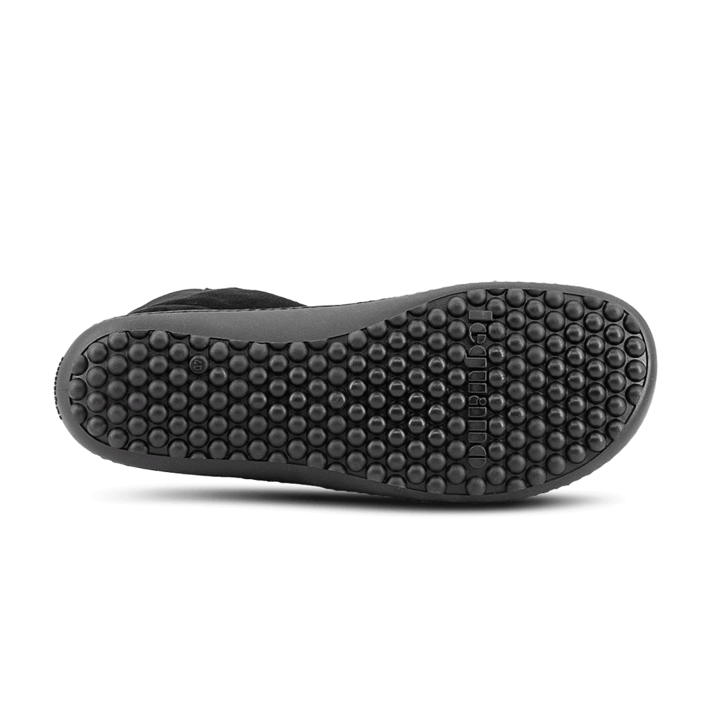 Leguano Velord - Botines barefoot otoñales elegantes unisex negros