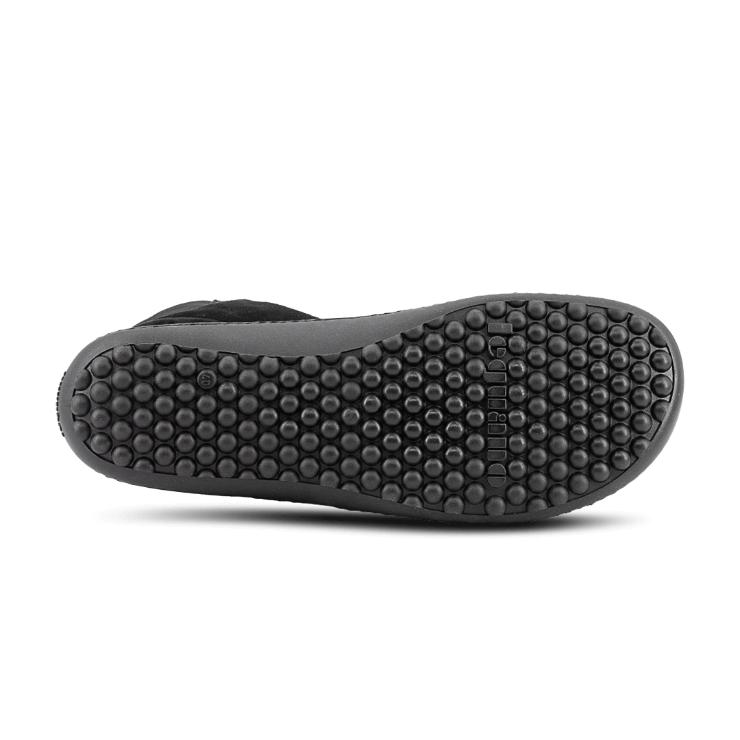 Leguano Velord - Botines barefoot otoñales elegantes unisex negros