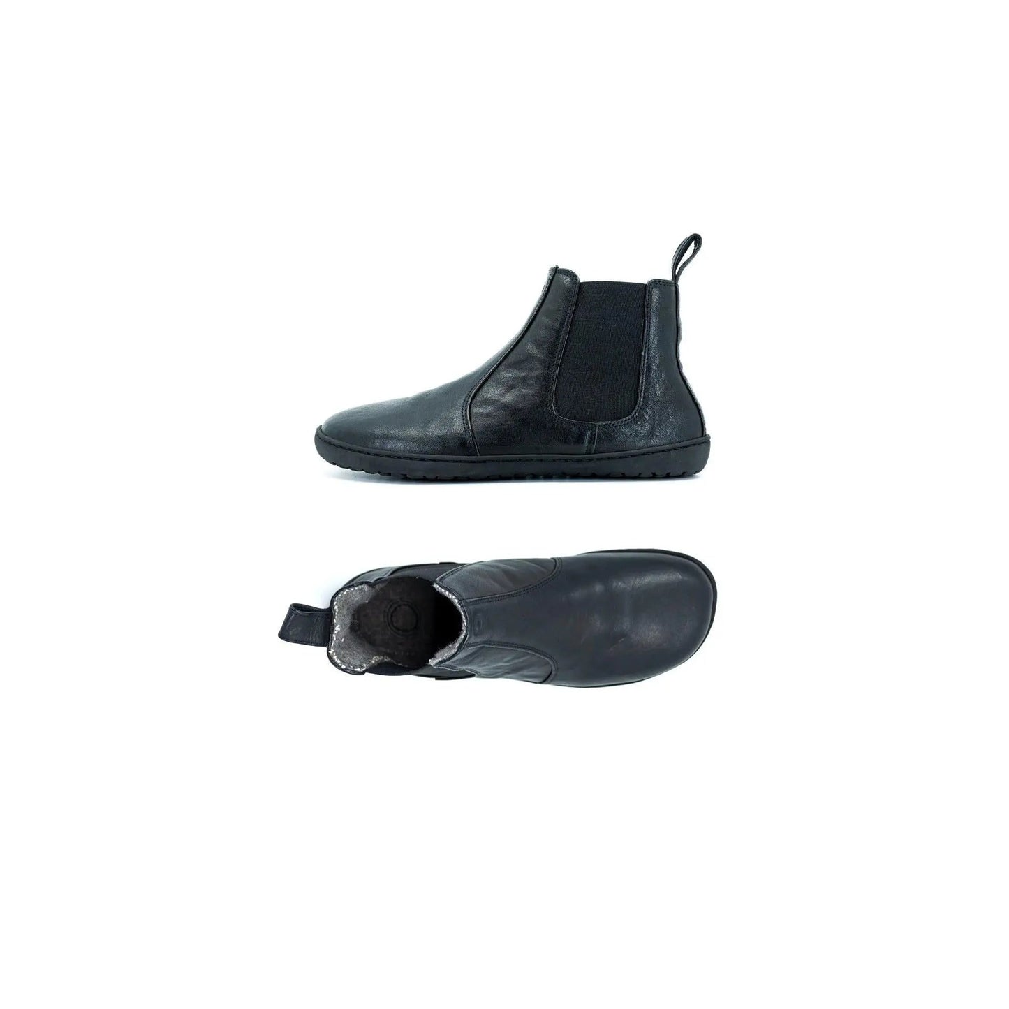 Mukishoes - Chelsea Black - Botines barefoot - Cacles Barefoot