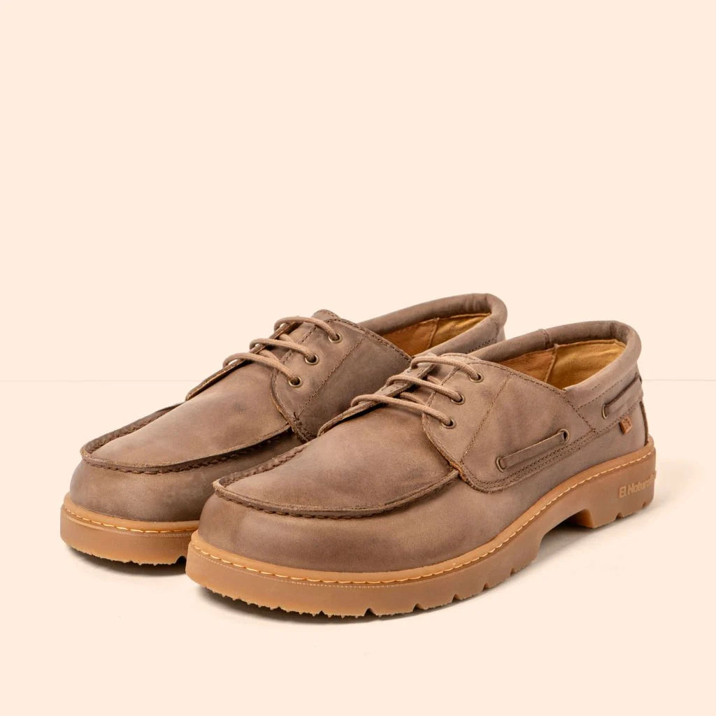 El Naturalista Nómada 5258 Arizona Stone - Náuticos barefoot unisex marrones