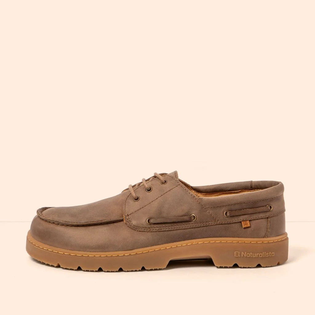 El Naturalista Nómada 5258 Arizona Stone - Náuticos barefoot unisex marrones