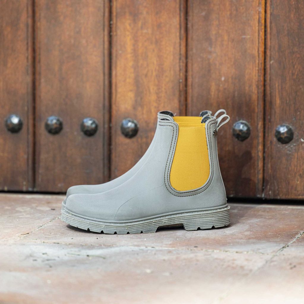 El Naturalista Chuva NA35 Rubber Topo-Skimo - Botines Chelsea barefoot para lluvia grises-Botas Chelsea-El Naturalista-Cacles Barefoot