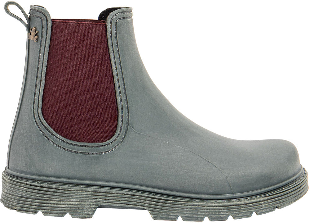 El Naturalista Chuva NA35 Rubber Kaki-Malva - Botines Chelsea barefoot para lluvia verdes