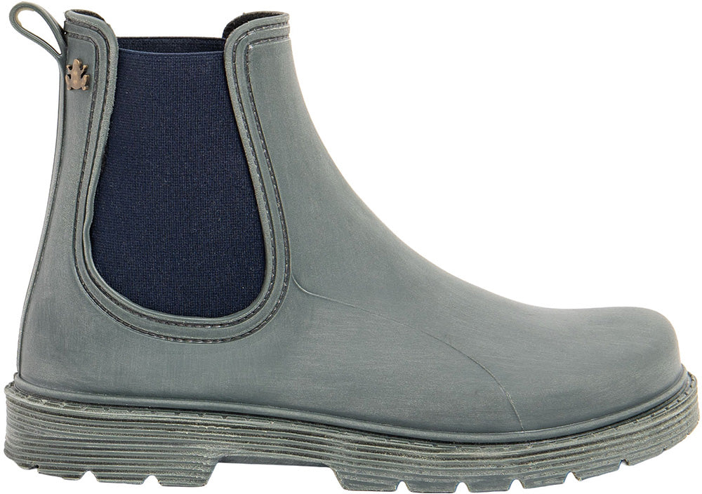 El Naturalista Chuva NA35 Rubber Kaki-Ocean - Botines Chelsea barefoot para lluvia verdes