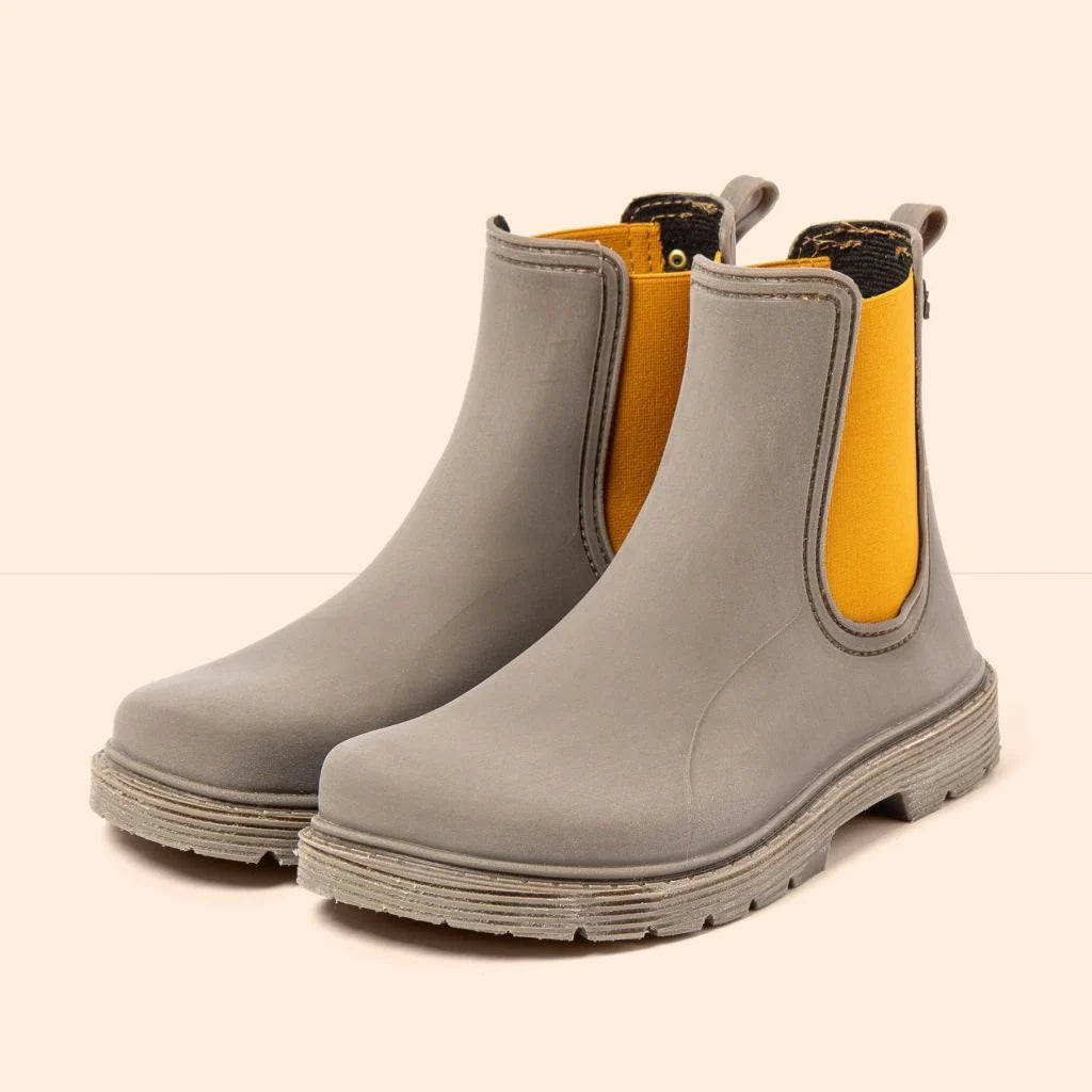El Naturalista Chuva NA35 Rubber Topo-Skimo - Botines Chelsea barefoot para lluvia grises