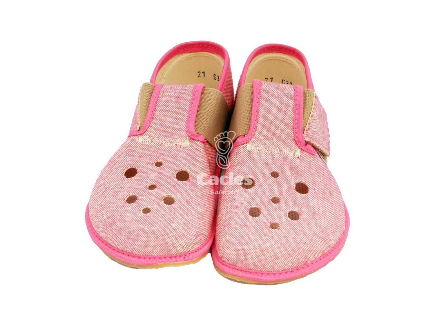 Pegres - BF03 - zapatillas de casa barefoot - rosa - Cacles Barefoot