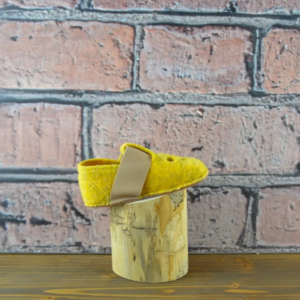 Pegres - BF04 - zapatillas de casa barefoot - amarillo - Cacles Barefoot