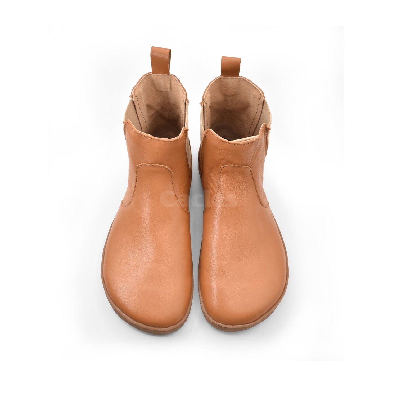 Pegres - BF58 brown - botines chelsea barefoot - Cacles Barefoot