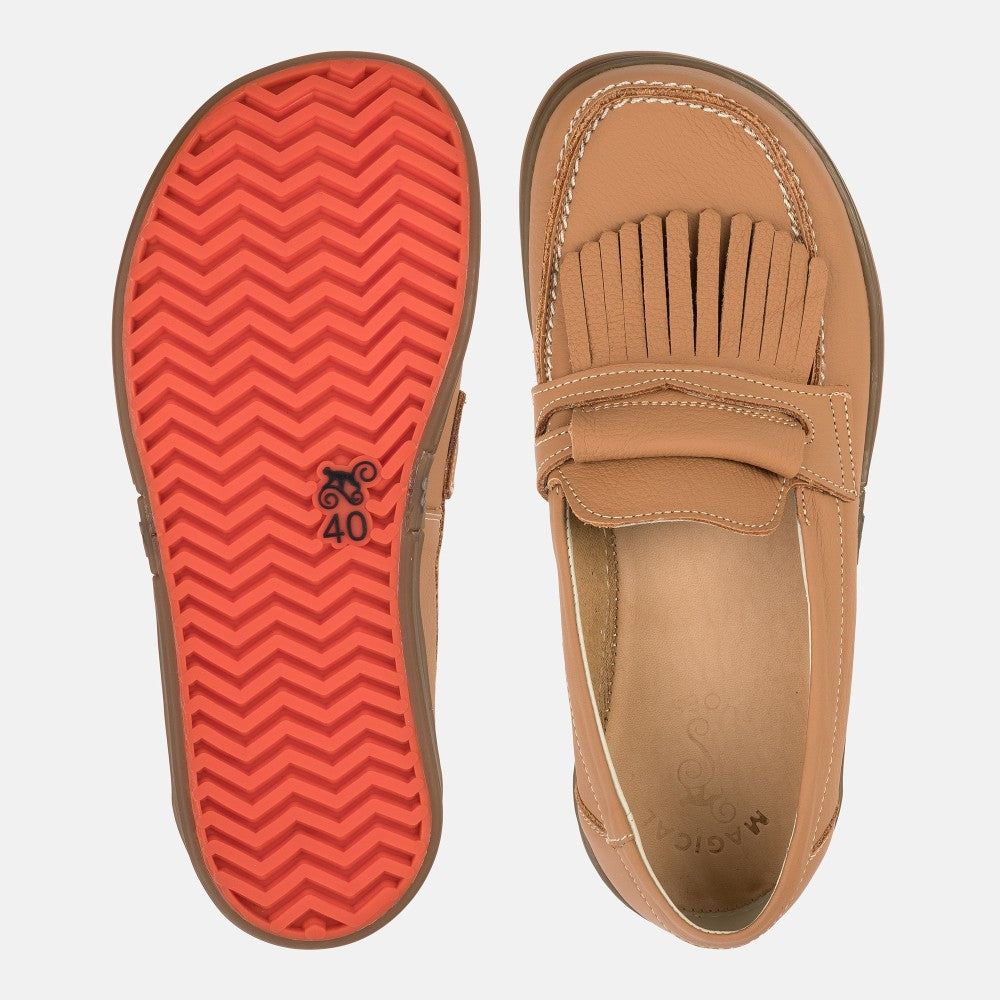 Magical Shoes Pienza Amber - Mocasines barefoot unisex beige