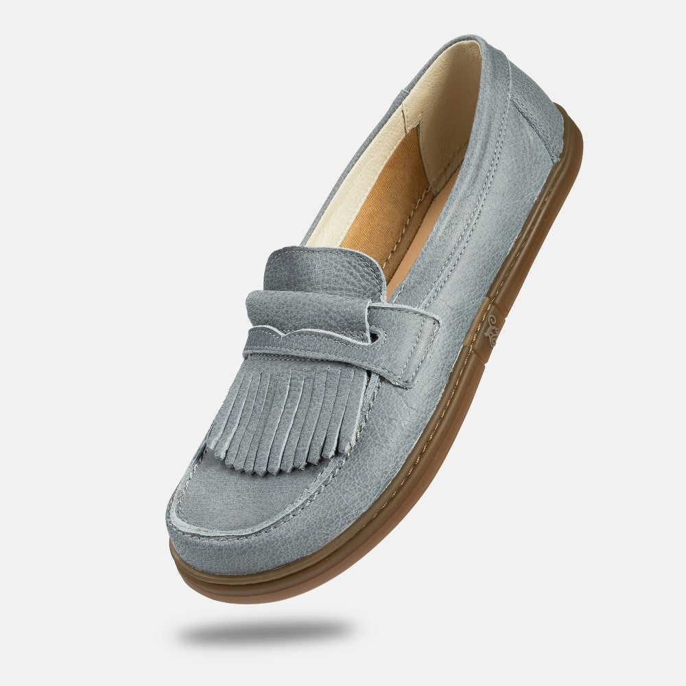 Magical Shoes Pienza Azzuro - Mocasines barefoot unisex grises