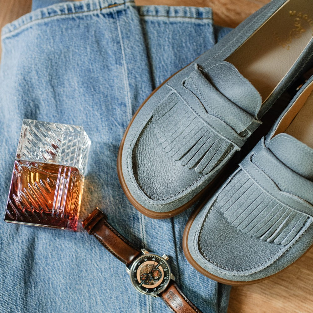 Magical Shoes Pienza Azzuro - Mocasines barefoot unisex grises
