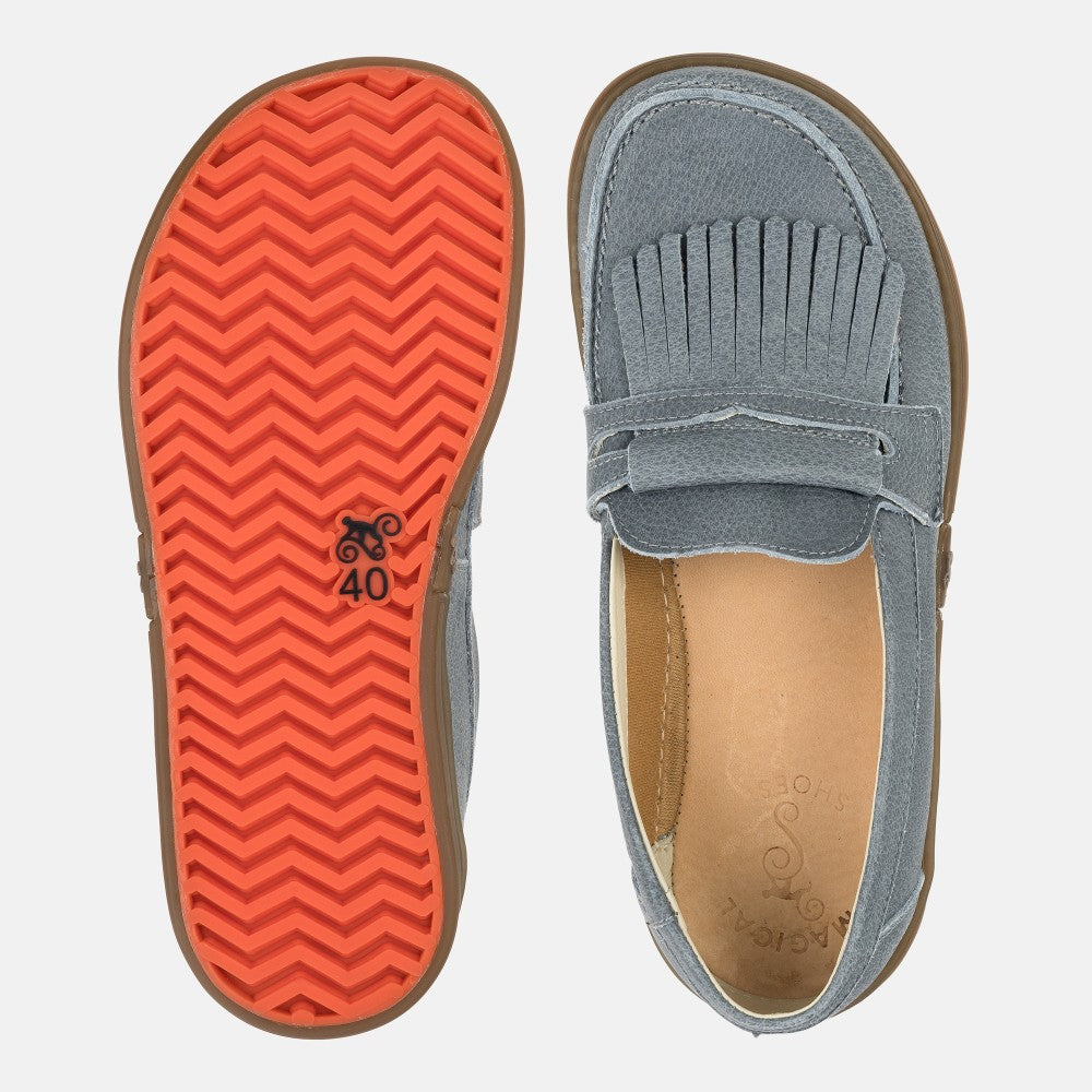 Magical Shoes Pienza Azzuro - Mocasines barefoot unisex grises