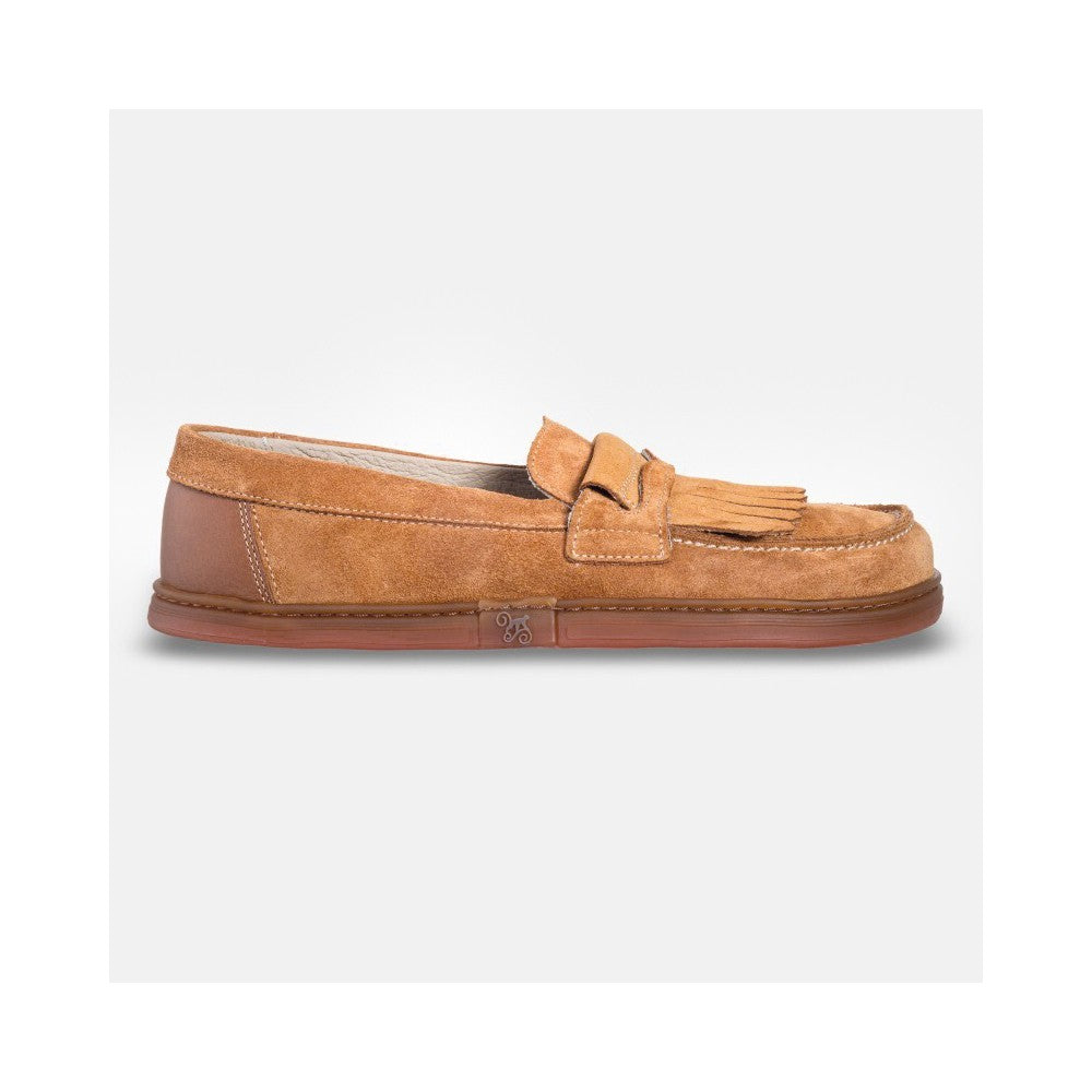 Magical Shoes Pienza Carrot Suede - Mocasines barefoot unisex camel