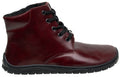 Fare Bare Nivella Winter Burgundy - Botines barefoot con forro invernal unisex burdeos