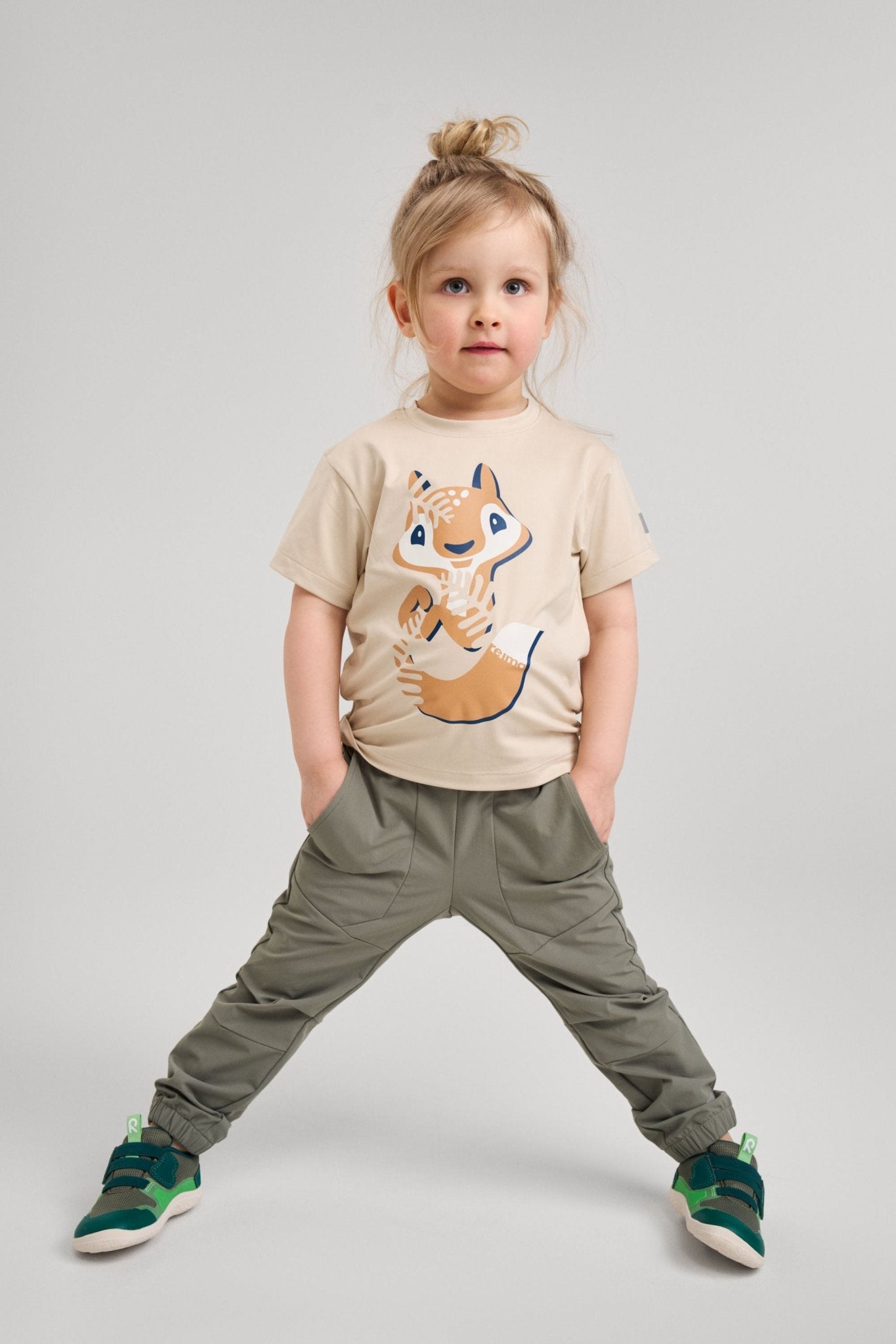 Reima - Tepastelu '25 Toddlers Greyish Green - Deportivas barefoot impermeables - Cacles Barefoot