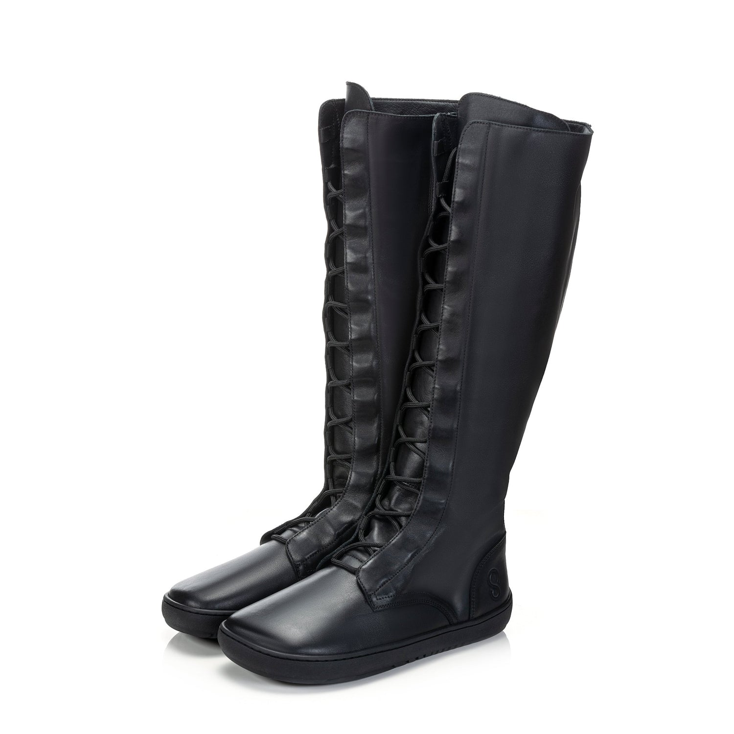 Shapen - Abby Black - Botas altas barefoot - Cacles Barefoot