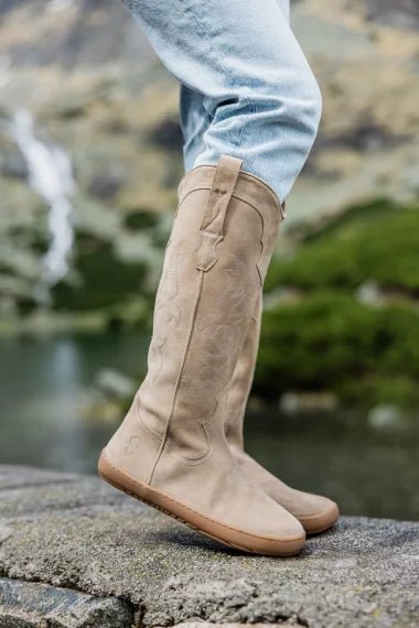 Shapen - Arizona Beige - botas barefoot de cowboy - Cacles Barefoot