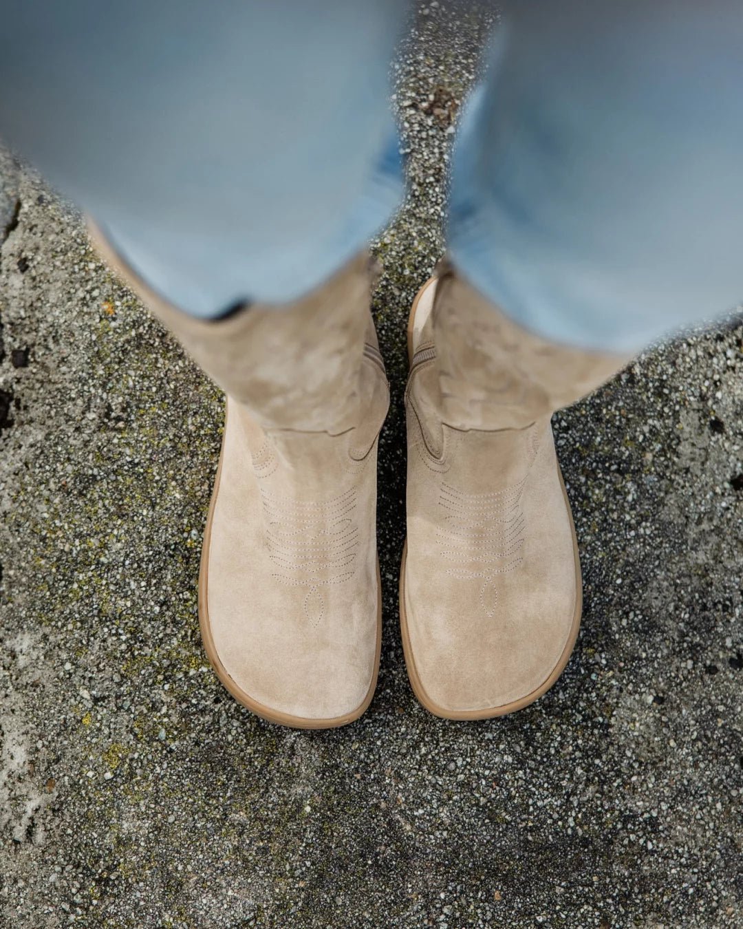 Shapen - Arizona Beige - botas barefoot de cowboy - Cacles Barefoot