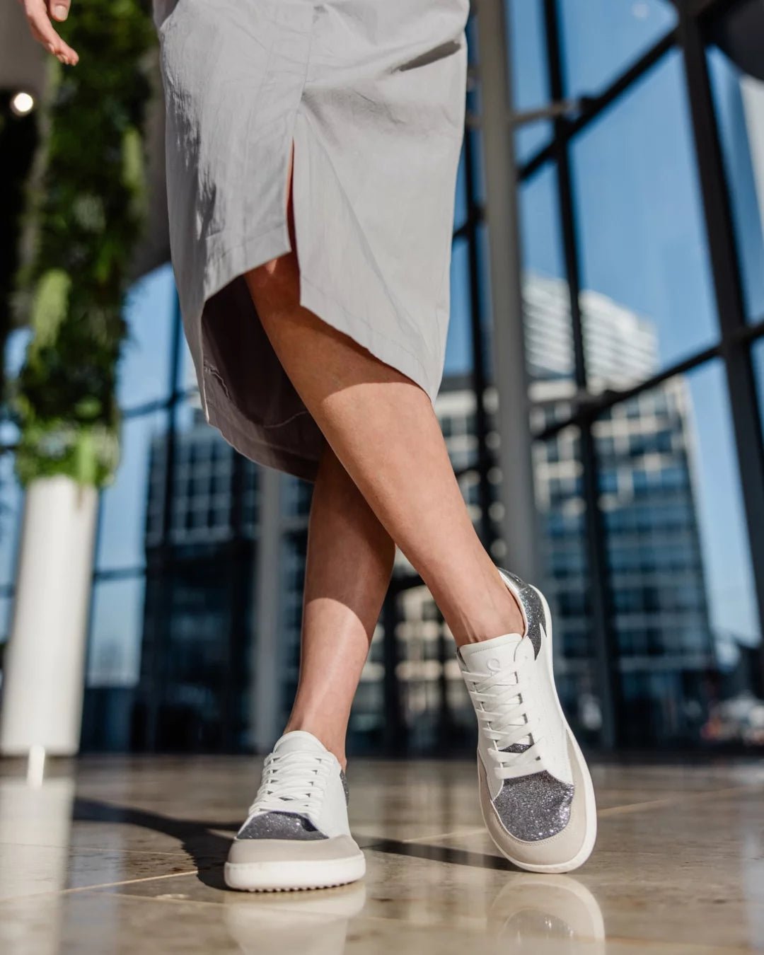 Shapen – Charm Silver – Sneakers barefoot - Cacles Barefoot