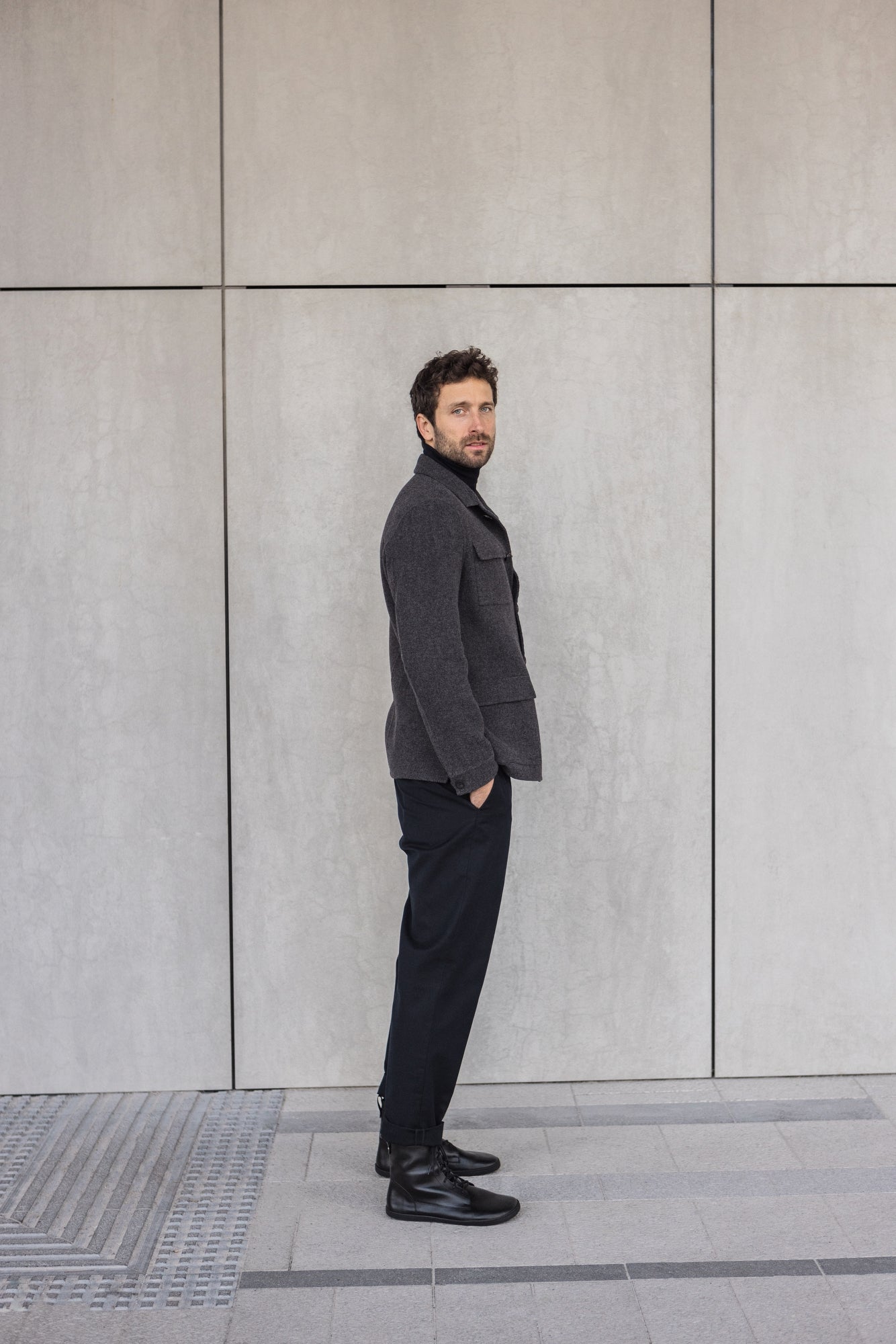 Shapen - Cozy 2.0 Black Smooth Leather - Botas barefoot - Cacles Barefoot