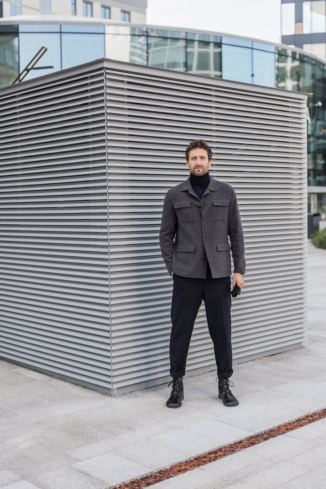 Shapen - Cozy 2.0 Black Smooth Leather - Botas barefoot - Cacles Barefoot