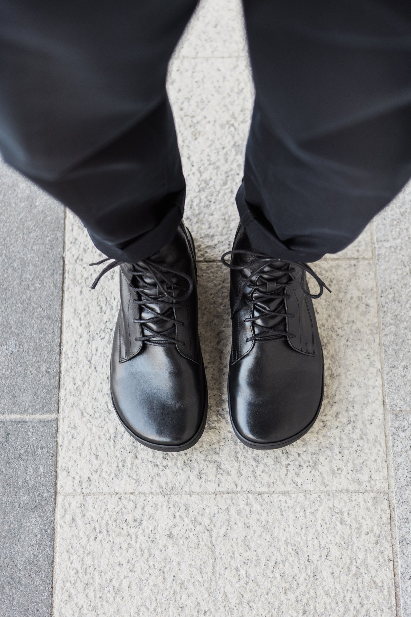 Shapen - Cozy 2.0 Black Smooth Leather - Botas barefoot - Cacles Barefoot