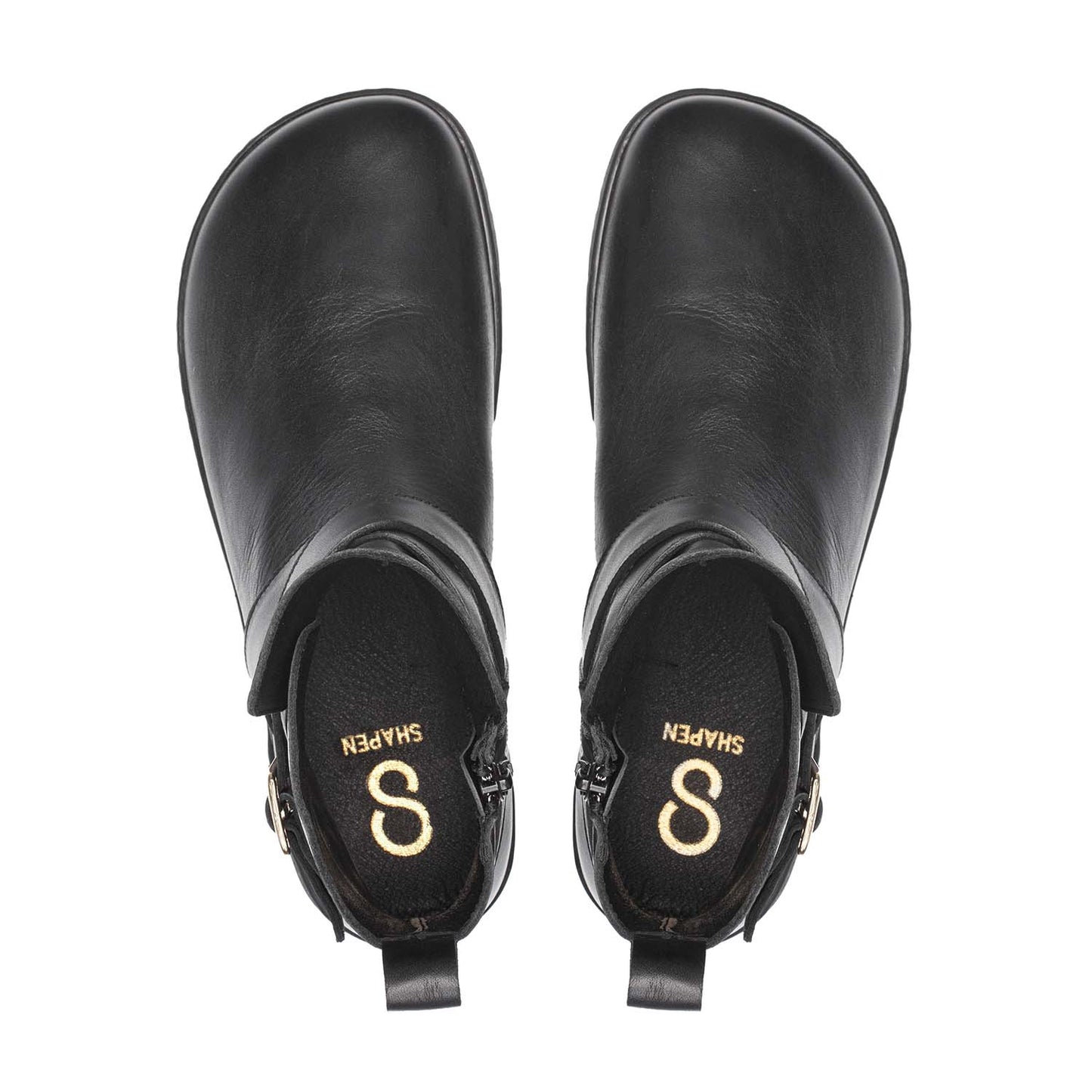 Shapen - Divine Black - Botines minimalistas - Cacles Barefoot