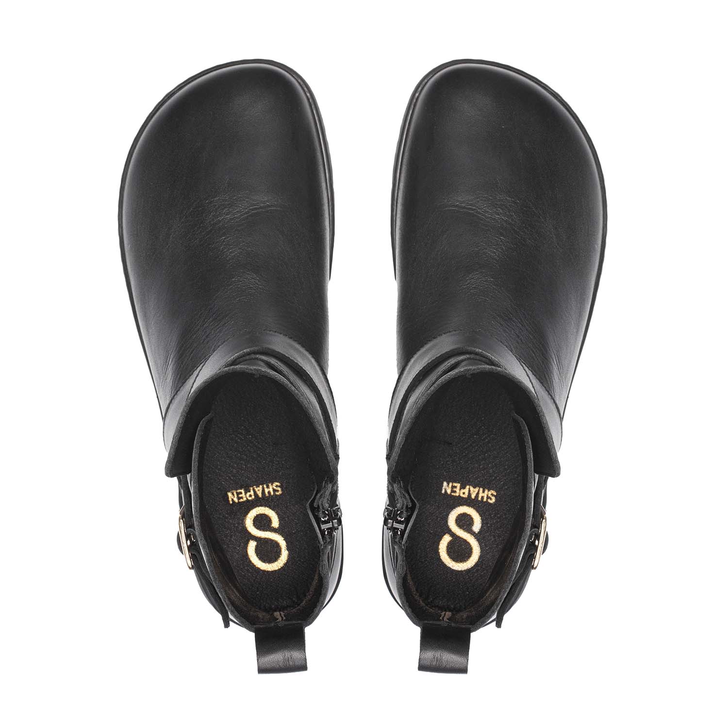 Shapen - Divine Black - Botines minimalistas - Cacles Barefoot