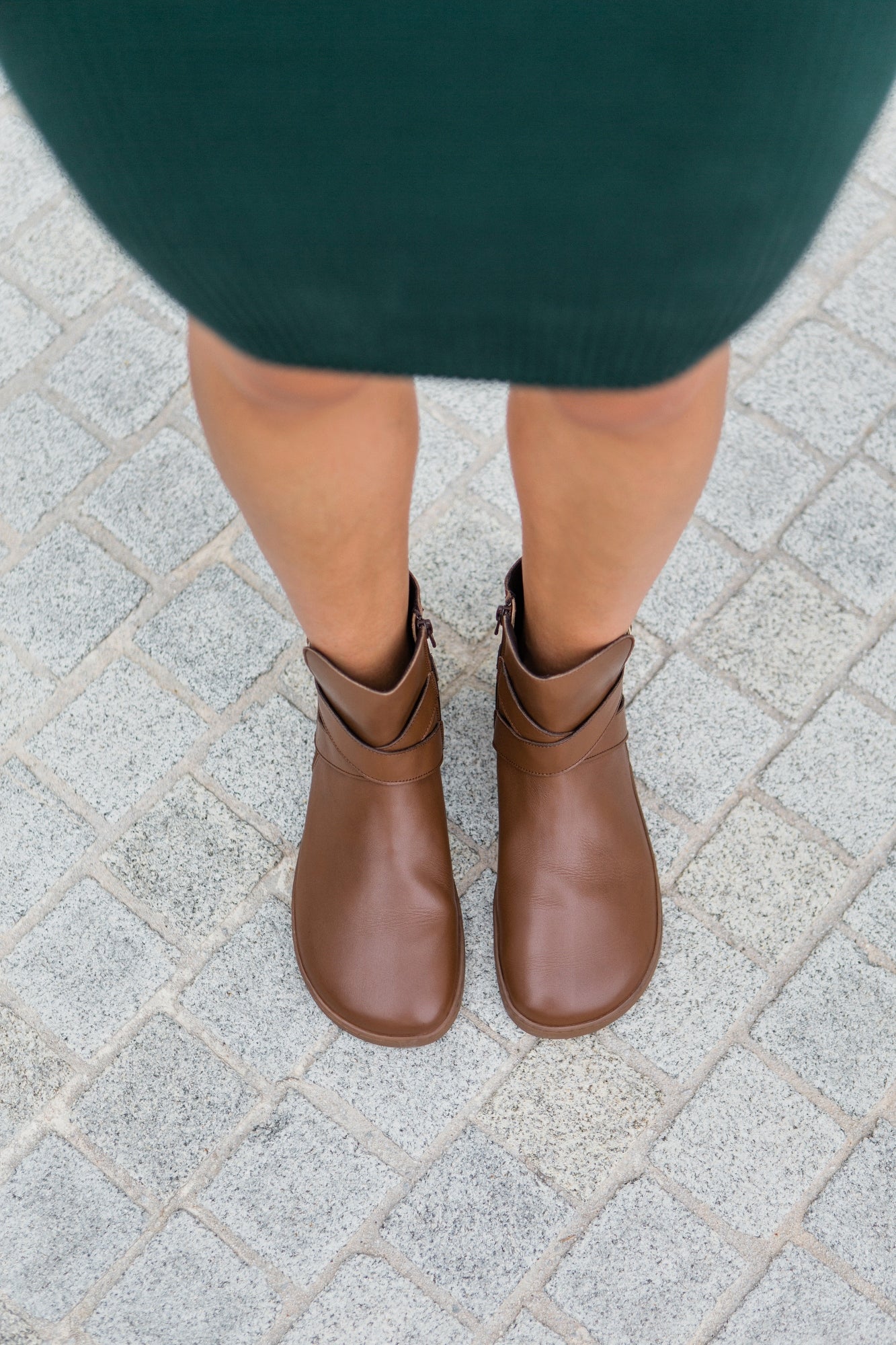 Shapen - Divine Brown - Botines minimalistas - Cacles Barefoot