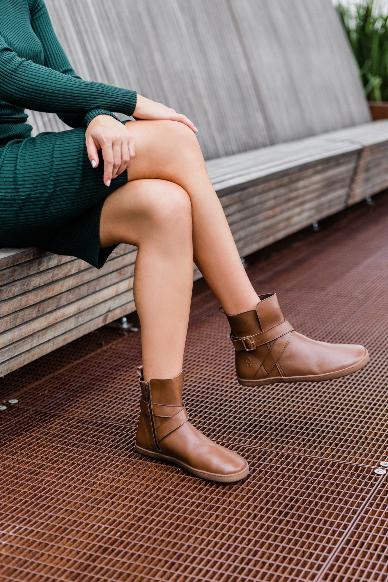 Shapen - Divine Brown - Botines minimalistas - Cacles Barefoot
