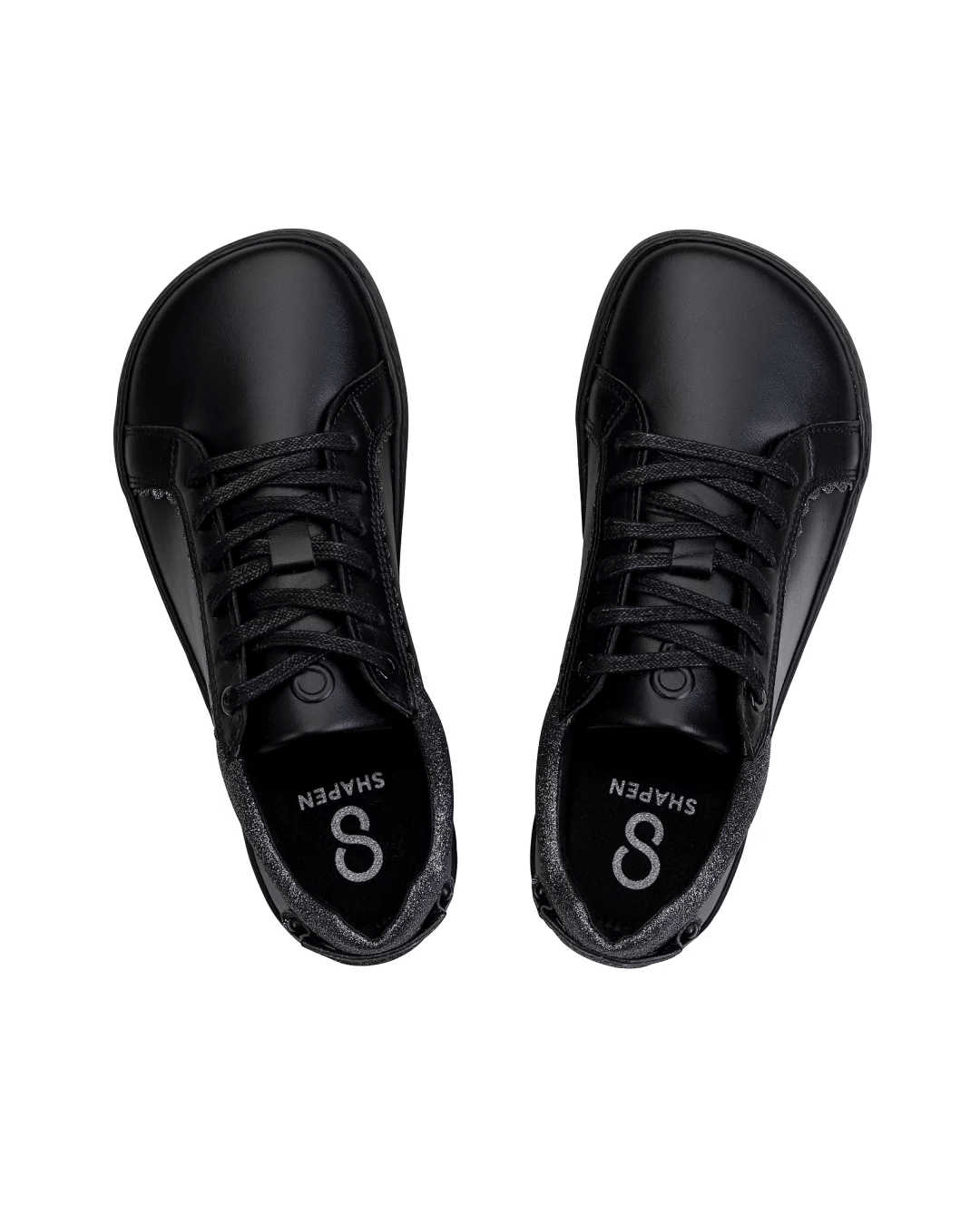 Shapen - Feelin Chic Black Glitter - Sneakers barefoot - Cacles Barefoot