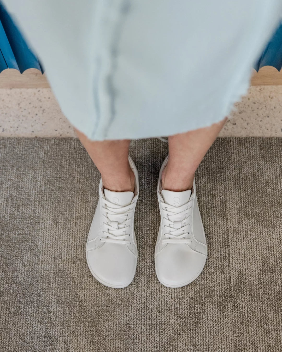 Shapen - Feelin Uni White - Sneakers barefoot - Cacles Barefoot