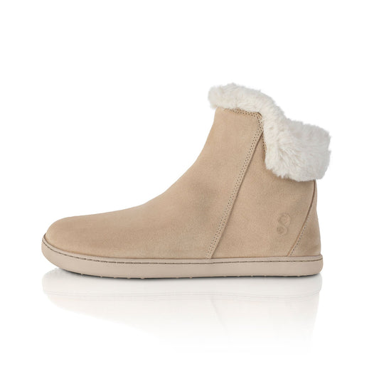 Shapen - Fluffy 2.0 Beige - Botines de invierno barefoot - Cacles Barefoot