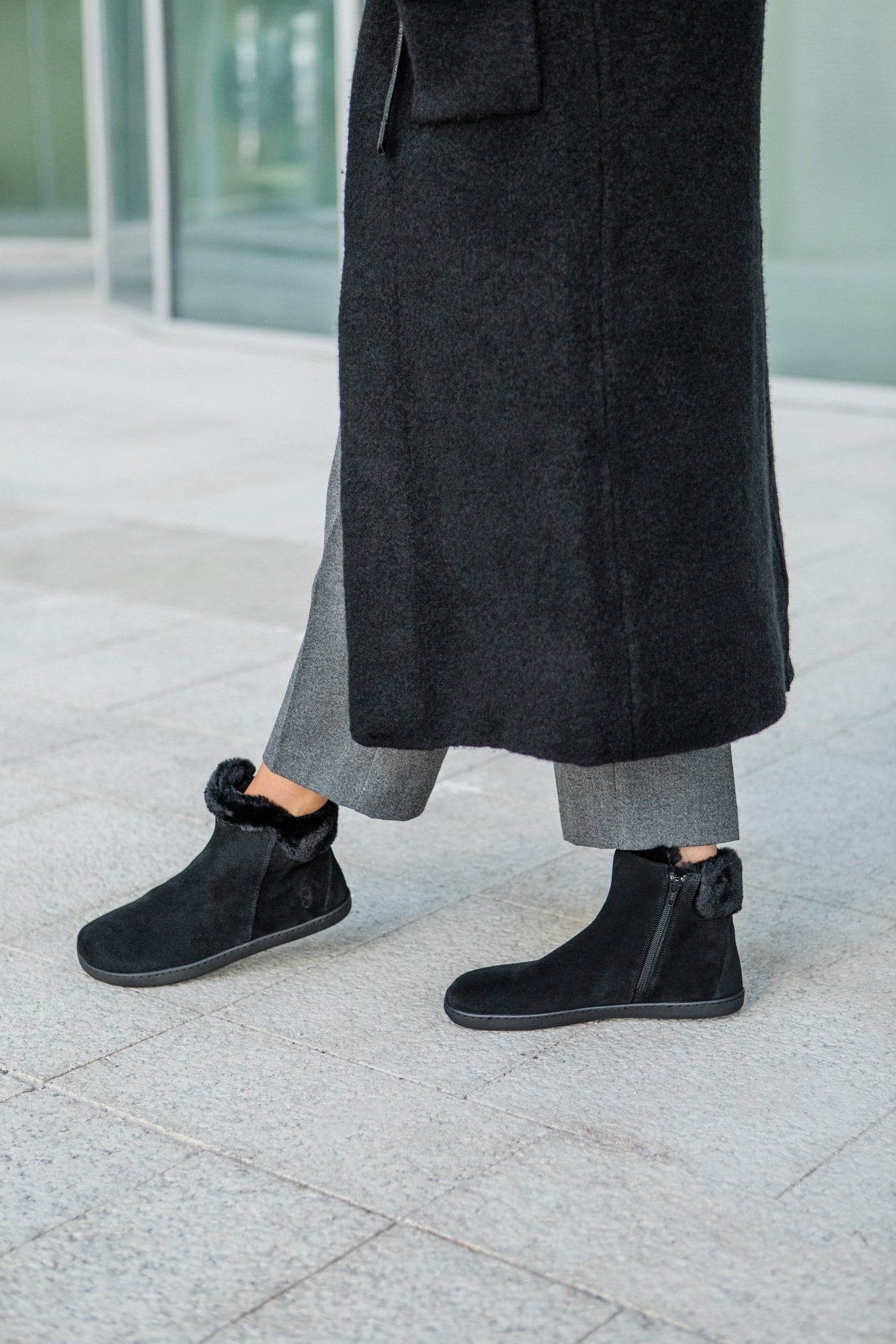 Shapen - Fluffy 2.0 Black - Botines de invierno barefoot - Cacles Barefoot