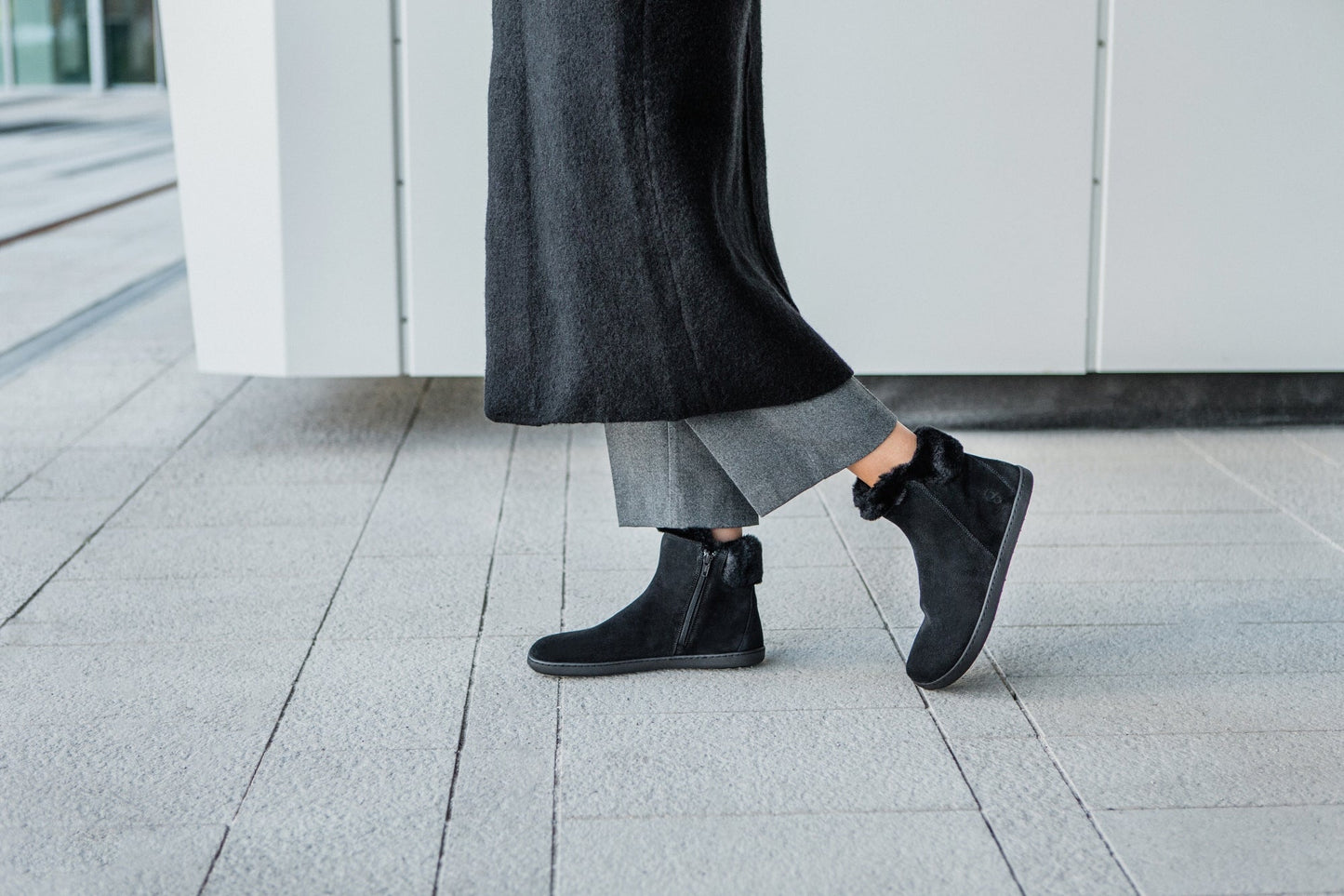 Shapen - Fluffy 2.0 Black - Botines de invierno barefoot - Cacles Barefoot