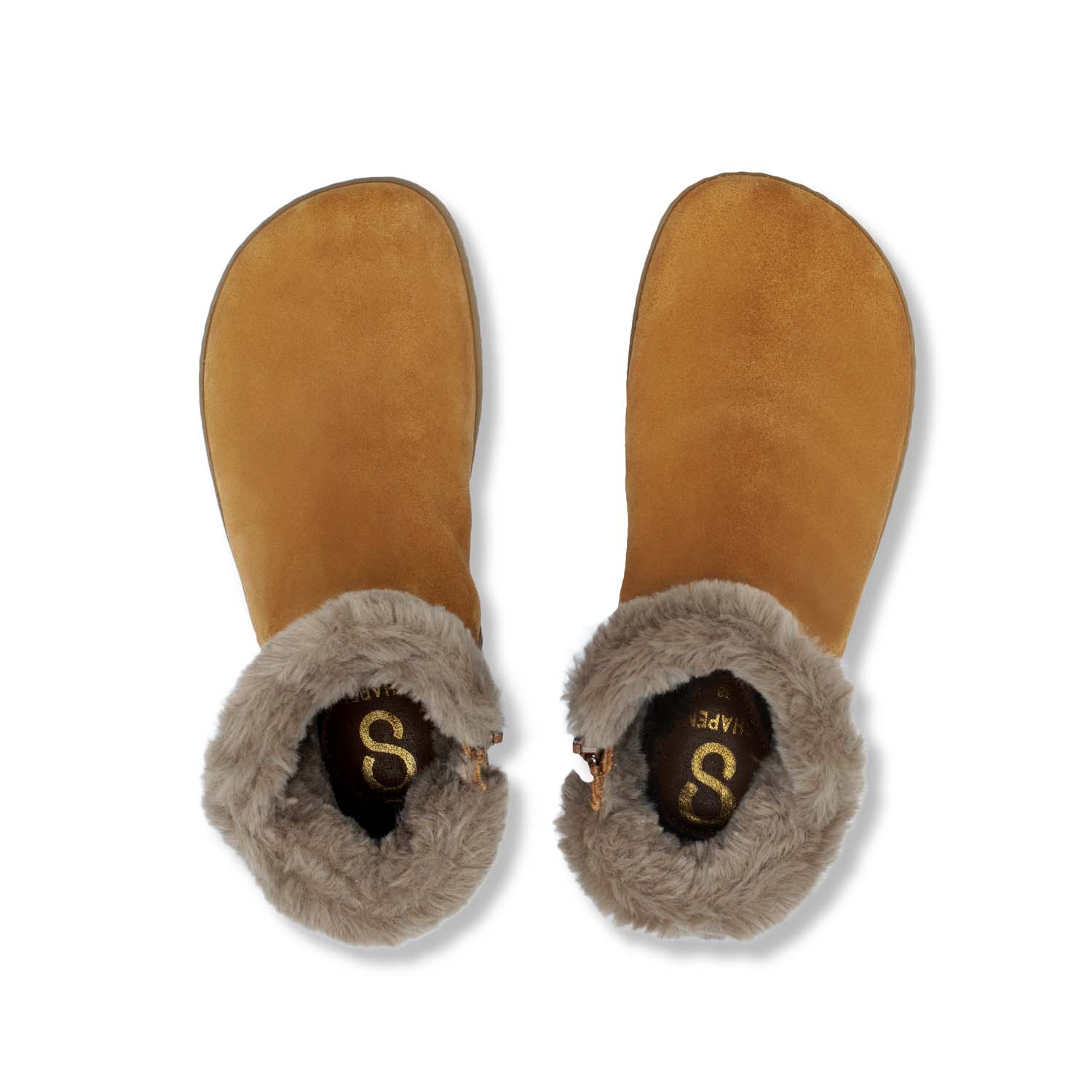 Shapen - Fluffy 2.0 Brown - Botines de invierno barefoot - Cacles Barefoot