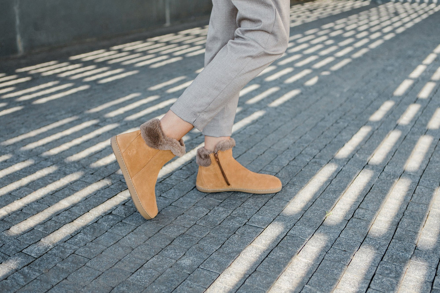 Shapen - Fluffy 2.0 Brown - Botines de invierno barefoot - Cacles Barefoot