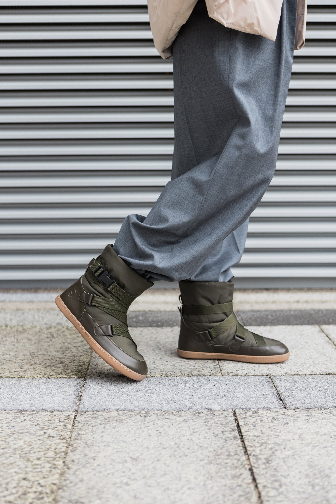 Shapen - Frosty 2.0 Olive - Botas de invierno barefoot - Cacles Barefoot